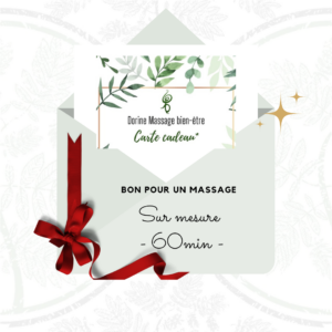 Carte cadeau massage sur mesure – 60 min