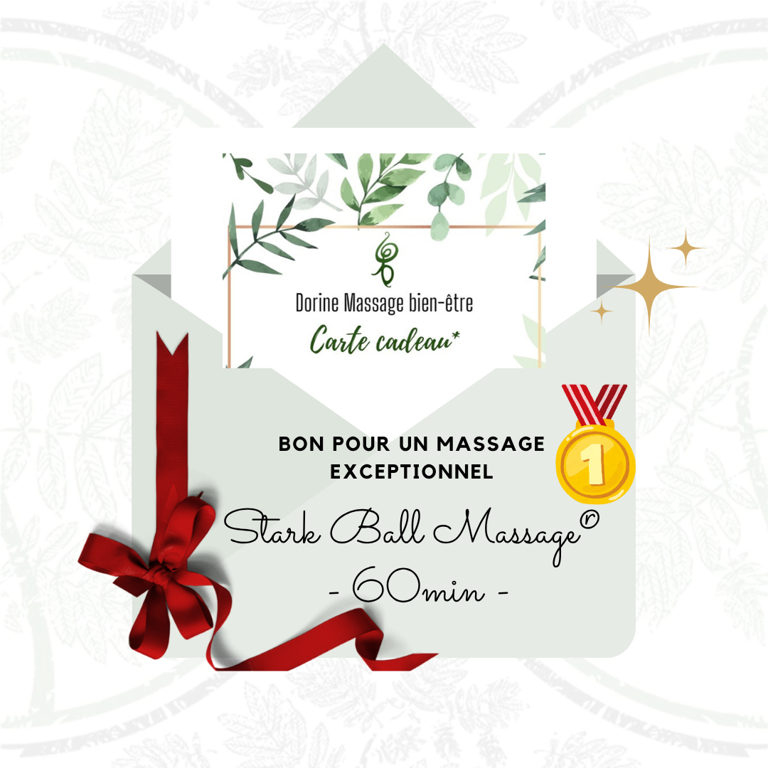 Carte cadeau massage exceptionnel Stark Ball® – 60 min